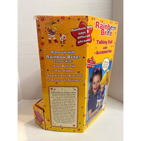 Vintage 2004Rainbow Brite Talking Doll With Accessories hallmark in box - Picture 4 of 12